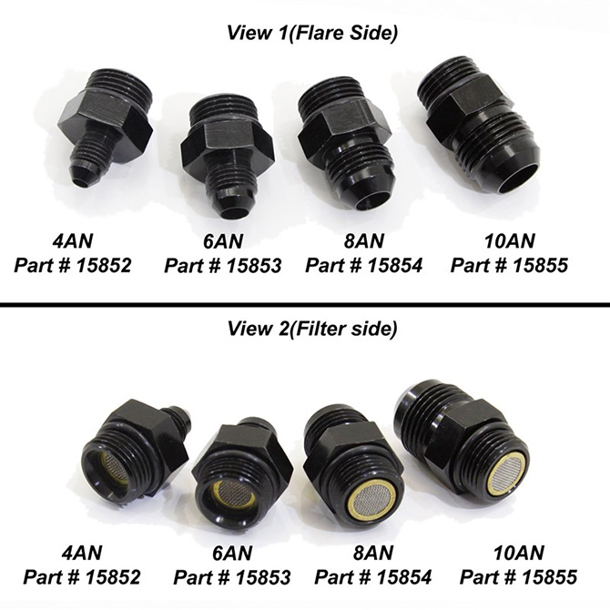 6AN To 8AN ORB Filter Fitting For Lightning 375O