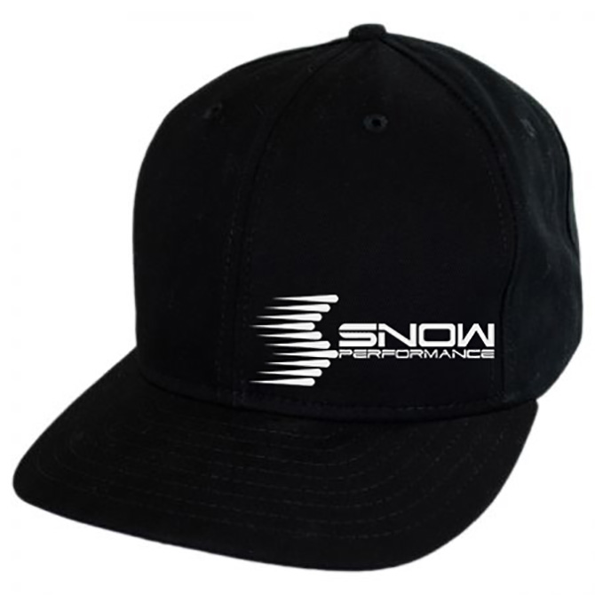 (s/m) black cap snow flexfit
